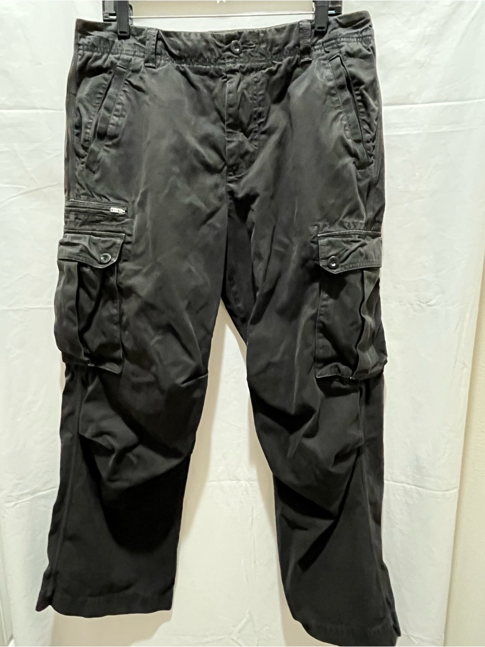 Banana Republic Black Cargo Pants with Utility Pockets